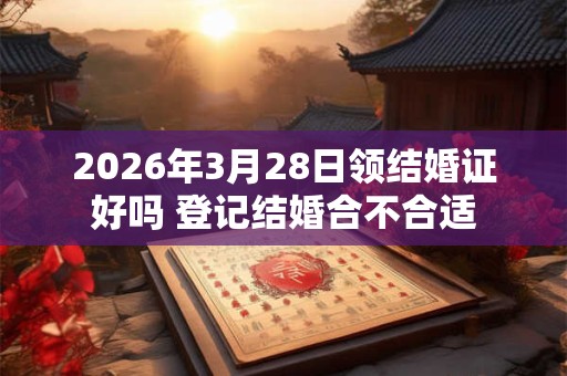 2026年3月28日领结婚证好吗 登记结婚合不合适