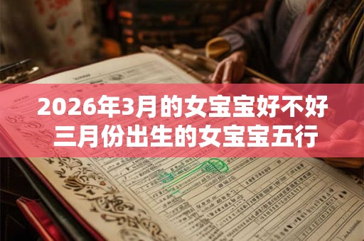 2026年3月的女宝宝好不好 三月份出生的女宝宝五行缺什么 2026年3月的女宝宝好不好 三月份出生的女宝宝五行缺什么