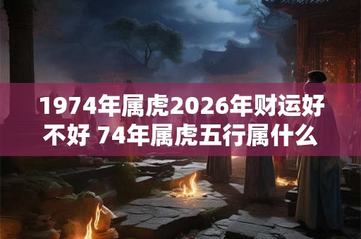 1974年属虎2026年财运好不好 74年属虎五行属什么