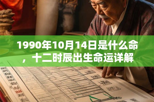 1990年10月14日是什么命,十二时辰出生命运详解 1990年10月14日是什么命,十二时辰出生命运详解