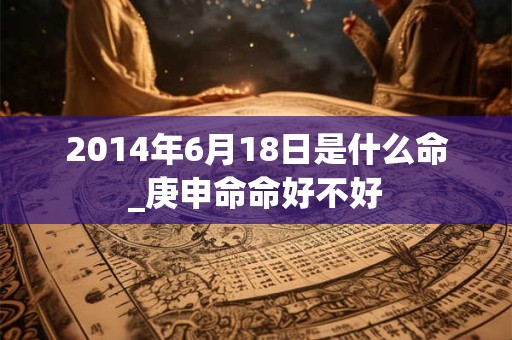 2014年6月18日是什么命_庚申命命好不好