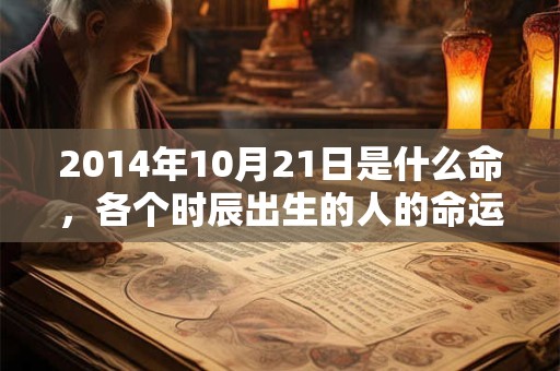 2014年10月21日是什么命,各个时辰出生的人的命运 2014年10月21日是什么命,各个时辰出生的人的命运