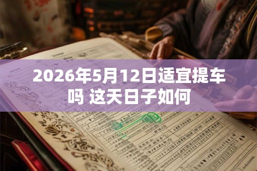 2026年5月12日适宜提车吗 这天日子如何