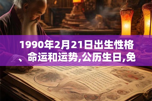1990年2月21日出生性格、命运和运势,公历生日,免费算命 1990年2月21日出生性格、命运和运势,公历生日,免费算命