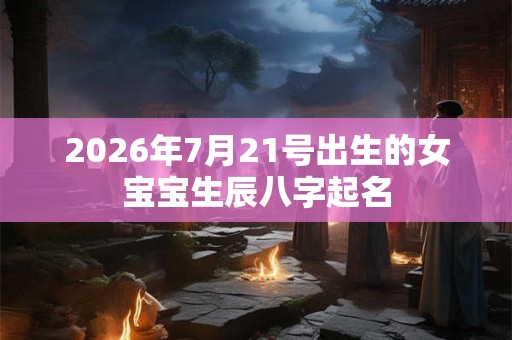 2026年7月21号出生的女宝宝生辰八字起名 2026年7月21号出生的女宝宝生辰八字起名
