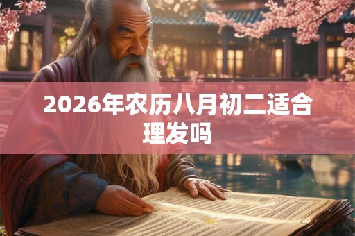 2026年农历八月初二适合理发吗