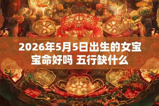 2026年5月5日出生的女宝宝命好吗 五行缺什么