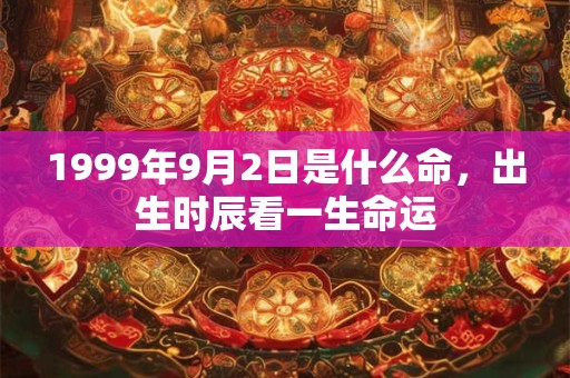 1999年9月2日是什么命,出生时辰看一生命运 1999年9月2日是什么命,出生时辰看一生命运
