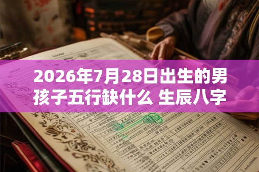 2026年7月28日出生的男孩子五行缺什么 生辰八字高分取名 2026年7月28日出生的男孩子五行缺什么 生辰八字高分取名