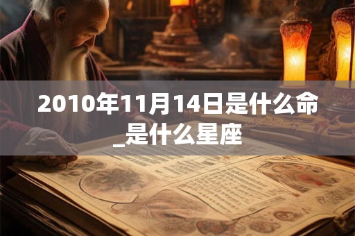 2010年11月14日是什么命_是什么星座 2010年11月14日是什么命_是什么星座