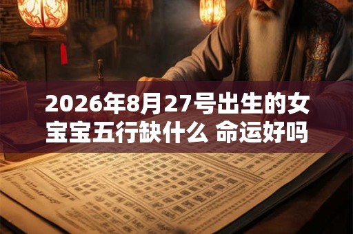 2026年8月27号出生的女宝宝五行缺什么 命运好吗 2026年8月27号出生的女宝宝五行缺什么 命运好吗