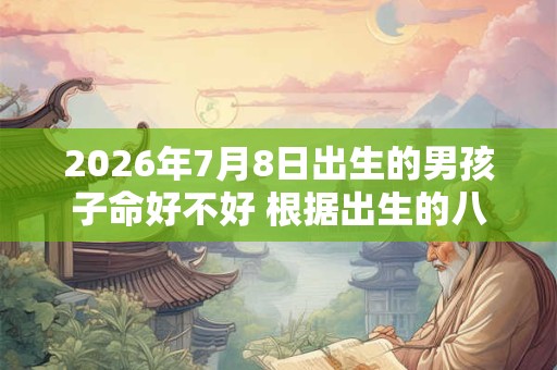 2026年7月8日出生的男孩子命好不好 根据出生的八字取名字