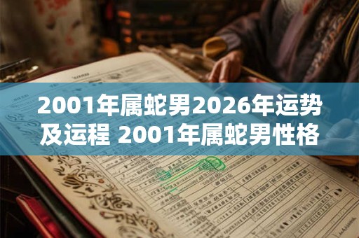 2001年属蛇男2026年运势及运程 2001年属蛇男性格特点