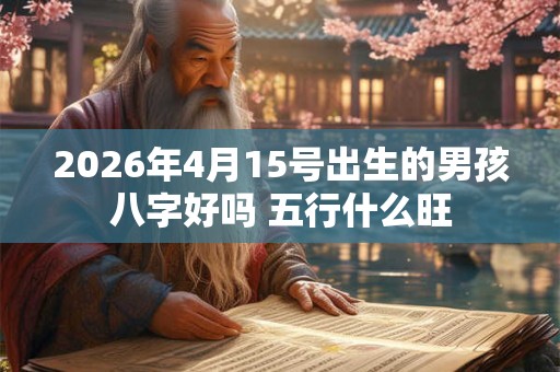 2026年4月15号出生的男孩八字好吗 五行什么旺
