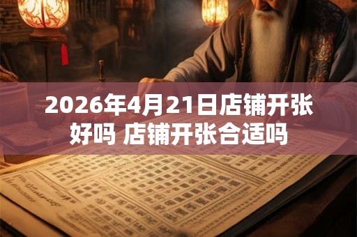2026年4月21日店铺开张好吗 店铺开张合适吗