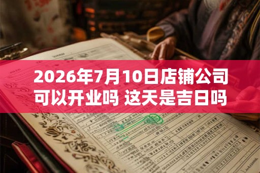 2026年7月10日店铺公司可以开业吗 这天是吉日吗