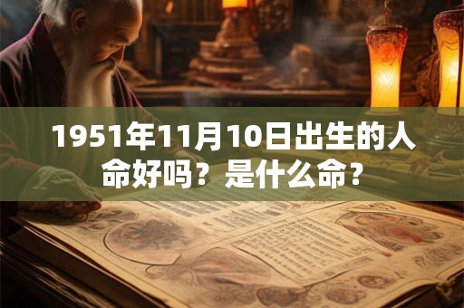 1951年11月10日出生的人命好吗？是什么命？