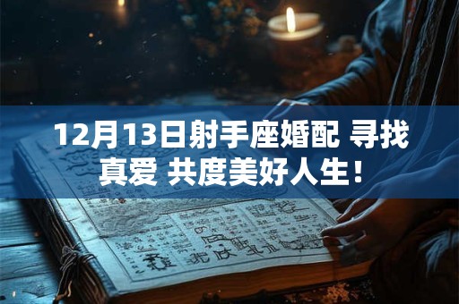 12月13日射手座婚配 寻找真爱 共度美好人生! 12月13日射手座婚配 寻找真爱 共度美好人生!