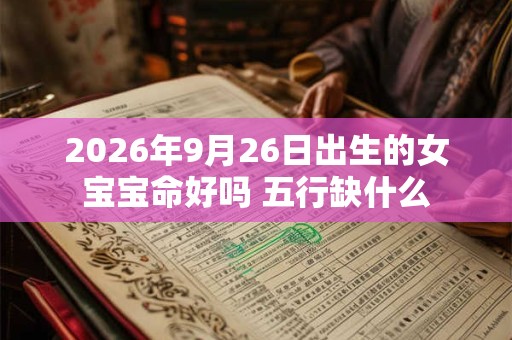 2026年9月26日出生的女宝宝命好吗 五行缺什么