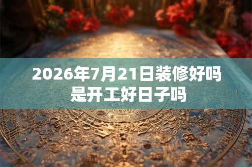 2026年7月21日装修好吗 是开工好日子吗