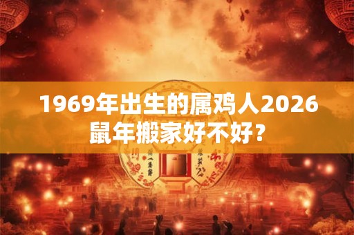 1969年出生的属鸡人2026鼠年搬家好不好？