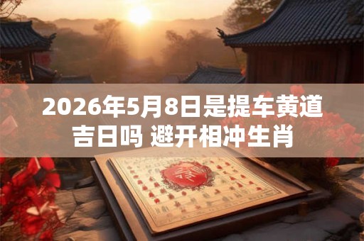2026年5月8日是提车黄道吉日吗 避开相冲生肖