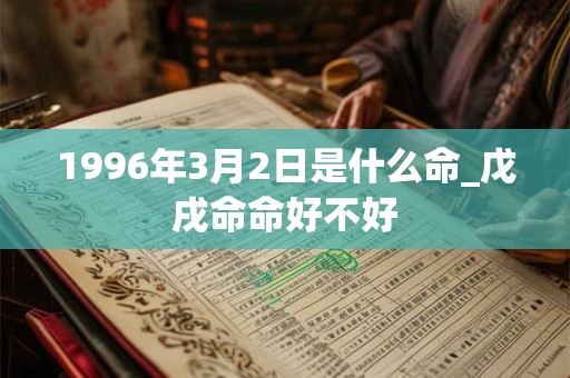 1996年3月2日是什么命_戊戌命命好不好 1996年3月2日是什么命_戊戌命命好不好