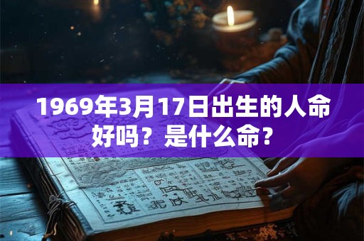 1969年3月17日出生的人命好吗?是什么命? 1969年3月17日出生的人命好吗?是什么命?