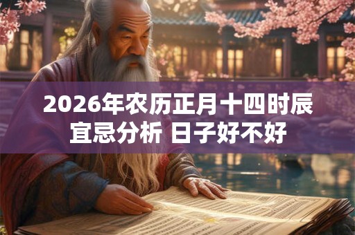2026年农历正月十四时辰宜忌分析 日子好不好