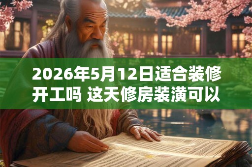 2026年5月12日适合装修开工吗 这天修房装潢可以吗