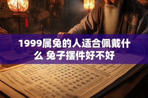 1999属兔的人适合佩戴什么 兔子摆件好不好