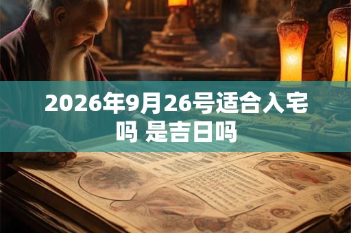 2026年9月26号适合入宅吗 是吉日吗 2026年9月26号适合入宅吗 是吉日吗