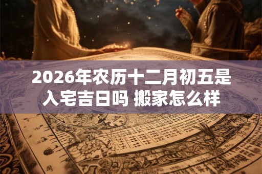 2026年农历十二月初五是入宅吉日吗 搬家怎么样 2026年农历十二月初五是入宅吉日吗 搬家怎么样