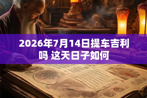2026年7月14日提车吉利吗 这天日子如何