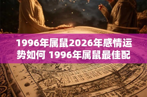 1996年属鼠2026年感情运势如何 1996年属鼠最佳配偶 1996年属鼠2026年感情运势如何 1996年属鼠最佳配偶