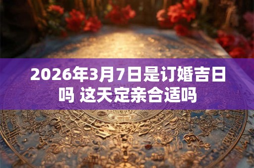 2026年3月7日是订婚吉日吗 这天定亲合适吗 2026年3月7日是订婚吉日吗 这天定亲合适吗