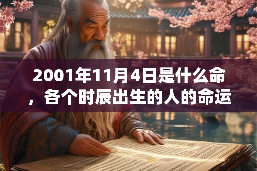 2001年11月4日是什么命,各个时辰出生的人的命运 2001年11月4日是什么命,各个时辰出生的人的命运