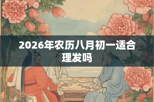 2026年农历八月初一适合理发吗 2026年农历八月初一适合理发吗
