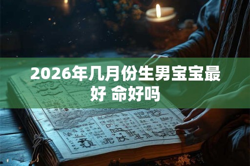 2026年几月份生男宝宝最好 命好吗