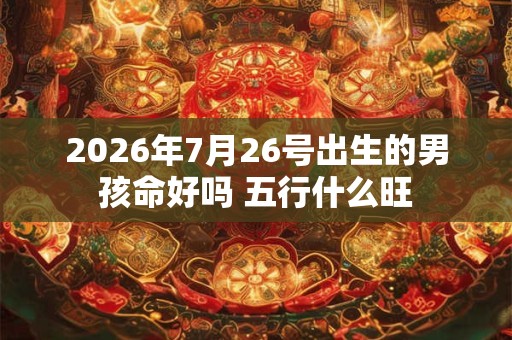2026年7月26号出生的男孩命好吗 五行什么旺 2026年7月26号出生的男孩命好吗 五行什么旺