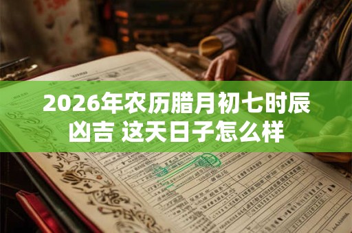 2026年农历腊月初七时辰凶吉 这天日子怎么样