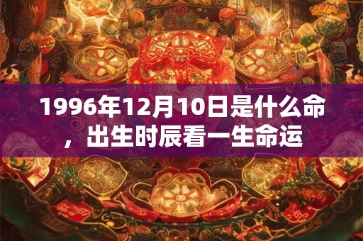 1996年12月10日是什么命,出生时辰看一生命运 1996年12月10日是什么命,出生时辰看一生命运