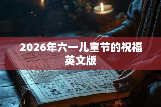 2026年六一儿童节的祝福英文版