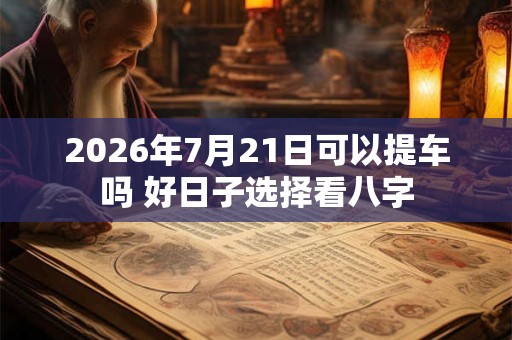2026年7月21日可以提车吗 好日子选择看八字