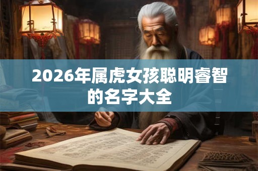 2026年属虎女孩聪明睿智的名字大全