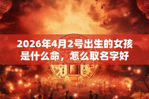 2026年4月2号出生的女孩是什么命,怎么取名字好 2026年4月2号出生的女孩是什么命,怎么取名字好