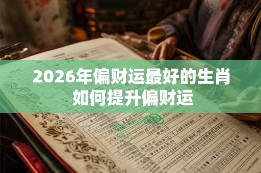2026年偏财运最好的生肖 如何提升偏财运
