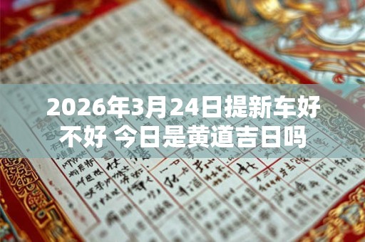 2026年3月24日提新车好不好 今日是黄道吉日吗
