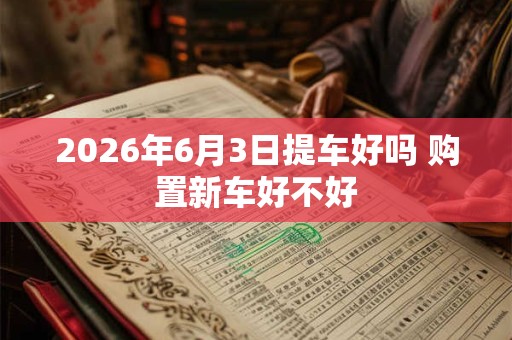 2026年6月3日提车好吗 购置新车好不好 2026年6月3日提车好吗 购置新车好不好