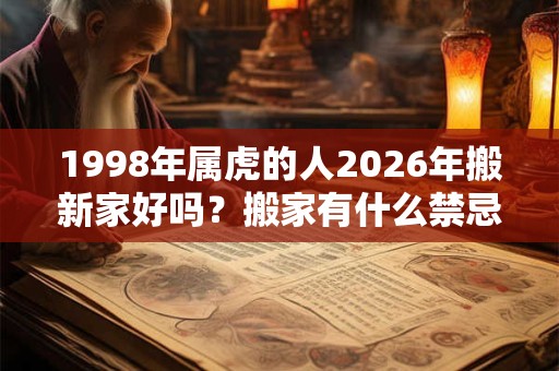 1998年属虎的人2026年搬新家好吗?搬家有什么禁忌? 1998年属虎的人2026年搬新家好吗?搬家有什么禁忌?